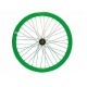 Ruota Fixed Fluo con mozzo Flip Flop scatto fisso e single speed