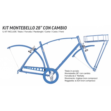 KIT Telaio Montebello 28'' con cambio