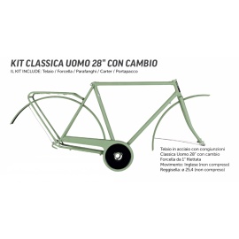 KIT Telaio Classica uomo 28'' con cambio