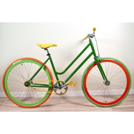 Bici Fixed donna FT Evergreen