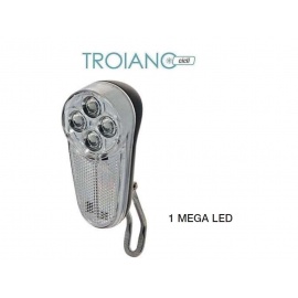 Fanale a batterie 4 Mega LED